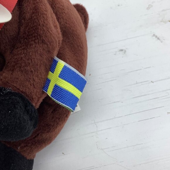 Vtg Coca-Cola 1999 Baltic Sweden Reindeer Bean Bag Plush Toy Collectible - Picture 7 of 11